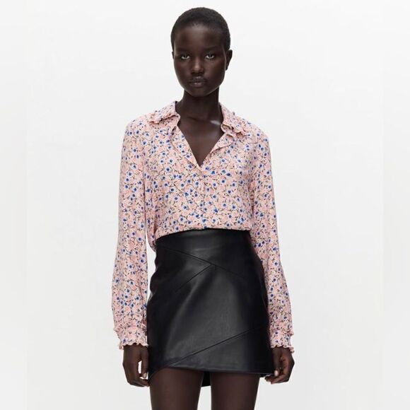 Zara Floral Print Shirt - Picture 1 of 5